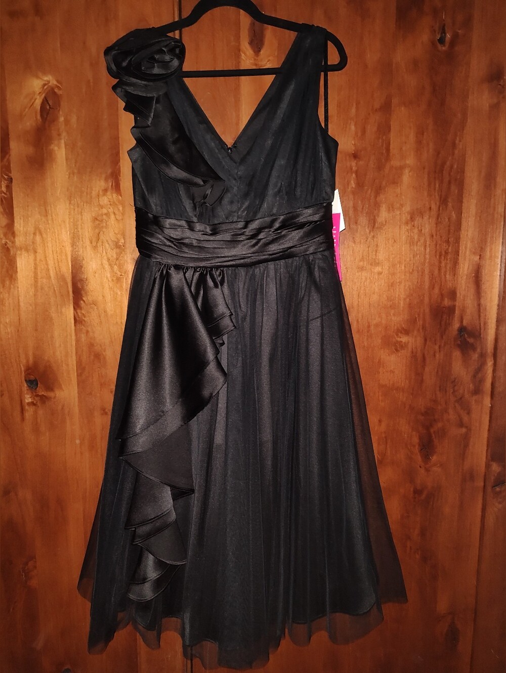 NWT Black Sleeveless Livia Jolie Cocktail Dress Size 10
